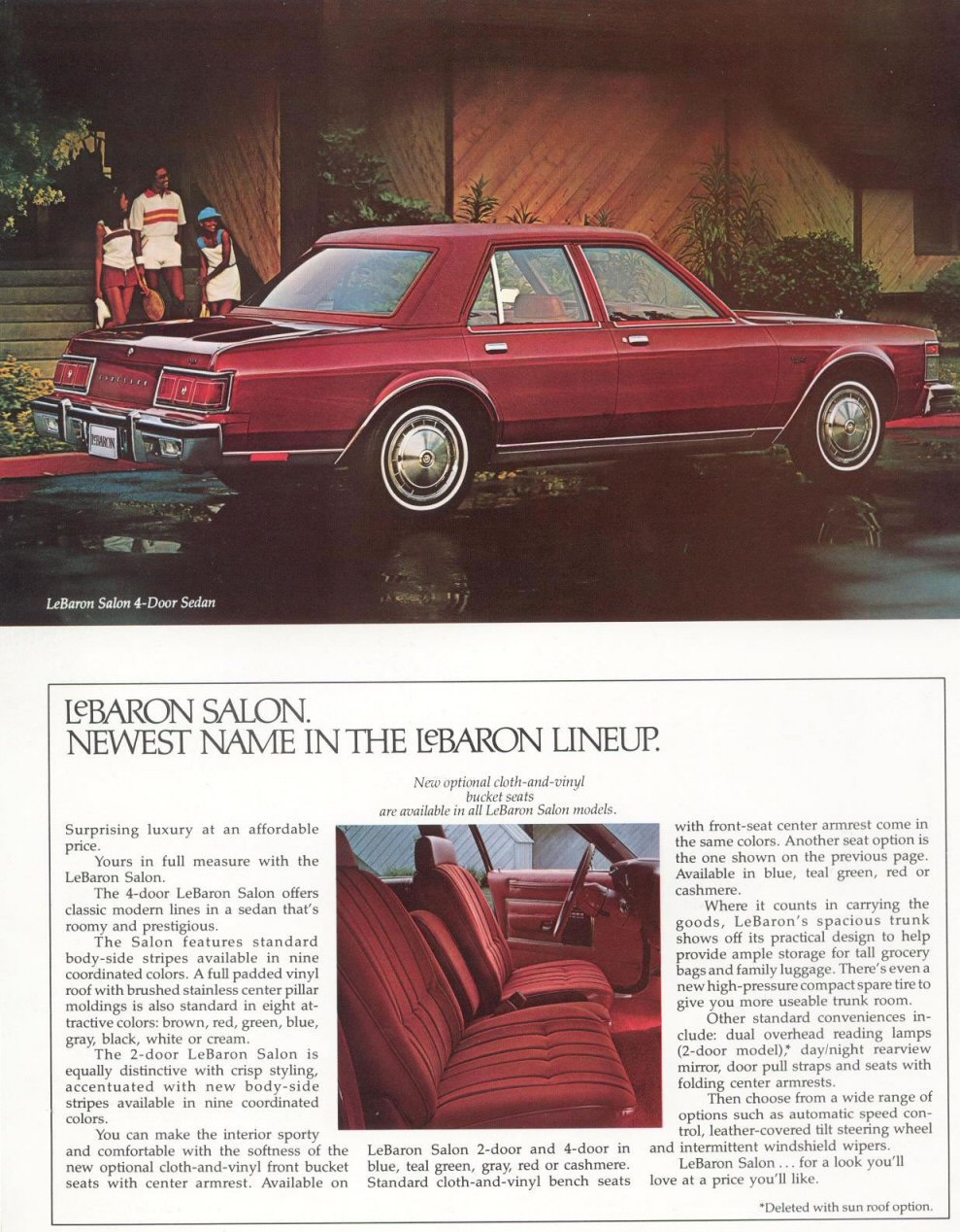1979 Chrysler LeBaron Brochure Page 9